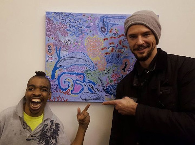 Co-lab Artist Chad Hambright and 